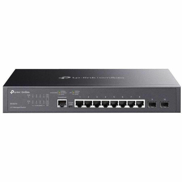 Omada JetStream TL-SG3210 8 Ports Manageable Ethernet Switch - Gigabit Ethernet - 10/100/1000Base-T, 1000Base-X
