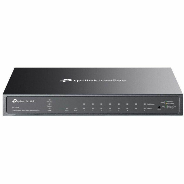 Omada SG2210P 8 Ports Manageable Ethernet Switch - Gigabit Ethernet - 10/100/1000Base-T, 100/1000Base-X