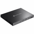 TP-Link 25 Ports Manageable Ethernet Switch - Gigabit Ethernet - 10/100/1000Base-T, 1000Base-X - Black