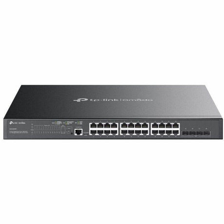 TP-Link SG3428XMP 24 Ports Manageable Ethernet Switch - Gigabit Ethernet, 10 Gigabit Ethernet - 10/100/1000Base-T, 10GBase-X