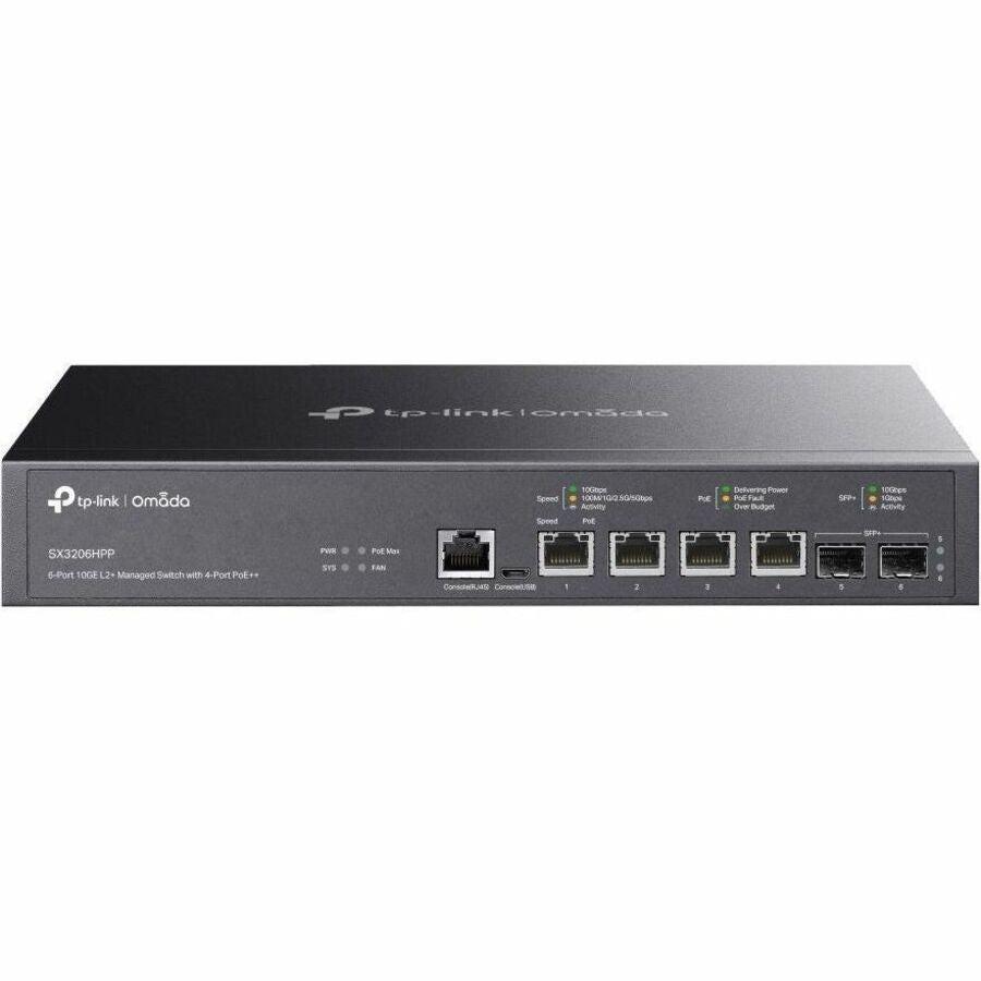 Omada SX3206HPP 4 Ports Manageable Ethernet Switch - 10 Gigabit Ethernet - 10GBase-T, 10GBase-X