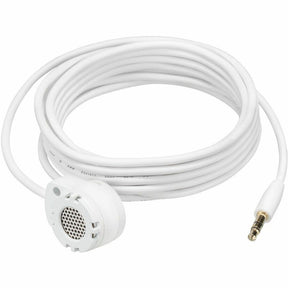 i-PRO Electret Condenser Microphone for Indoor, Outdoor, Camera - White