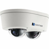 Arecont Vision ConteraIP AV10956DN-28 5 Megapixel Indoor/Outdoor - Colour - Micro Dome - White - TAA Compliant