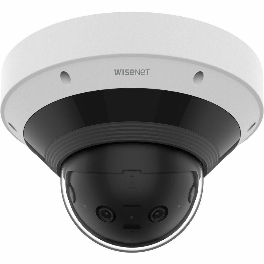 Wisenet PNM-C9022RV 8 Megapixel Network Camera - Dome - White