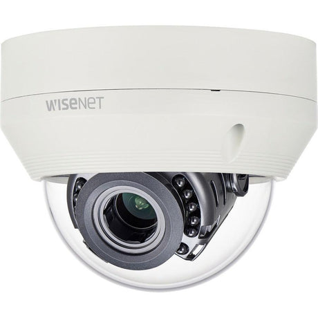 Wisenet HCV-6080R 2 Megapixel Indoor/Outdoor Full HD Surveillance Camera - Colour - Dome - Ivory