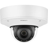 Hanwha Techwin PNV-A9081R 8 Megapixel Outdoor 4K Network Camera - Colour - Dome - White