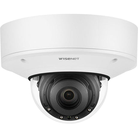 Hanwha Techwin PNV-A9081R 8 Megapixel Outdoor 4K Network Camera - Colour - Dome - White