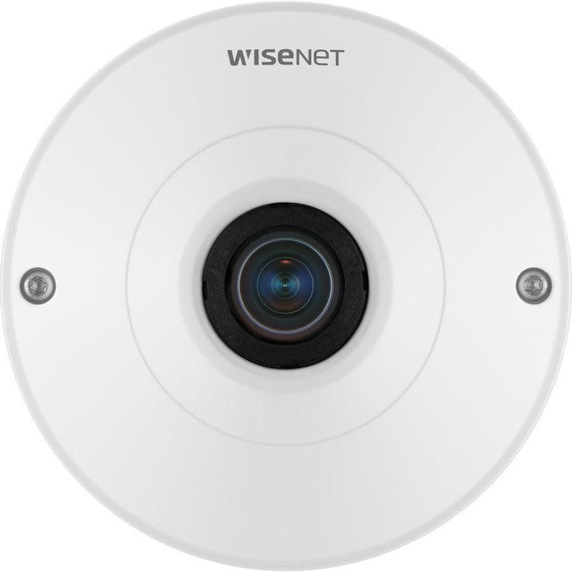 Wisenet QNF-9010 12 Megapixel Indoor Network Camera - Colour - Fisheye - White