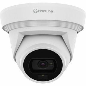 Hanwha QNE-C9013RL 8 Megapixel Outdoor 4K Network Camera - Colour - Flateye - White
