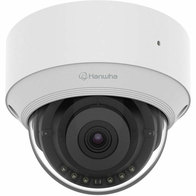 Wisenet QND-C8013R 5 Megapixel Indoor Network Camera - Colour - Dome - White - TAA Compliant
