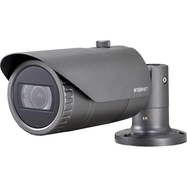 Wisenet QNO-8080R 5 Megapixel HD Network Camera - Bullet - Dark Grey