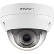 Wisenet QNV-8080R 5 Megapixel HD Network Camera - Monochrome - Dome - White