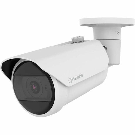 Wisenet QNO-C8023R 5 Megapixel Outdoor Network Camera - Colour - Bullet - White - TAA Compliant