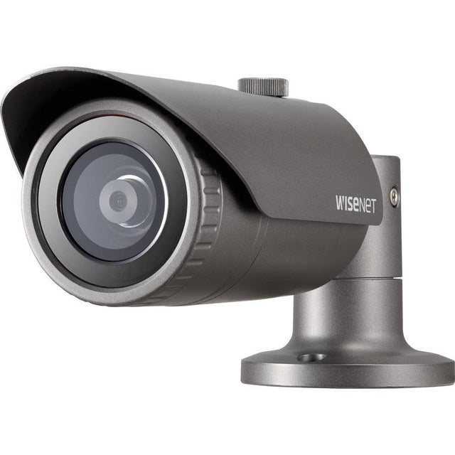 Wisenet QNO-8010R 5 Megapixel HD Network Camera - Bullet - Dark Grey