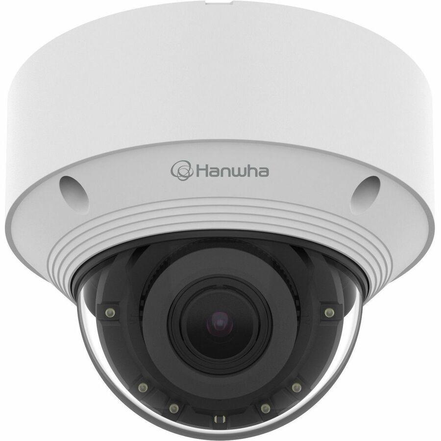 Hanwha QNV-C9083R 8 Megapixel 4K Network Camera - Colour - Dome - White