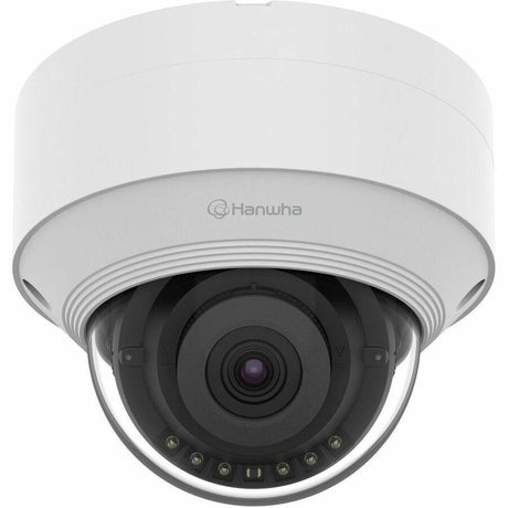 Wisenet QNV-C8013R 5 Megapixel Outdoor Network Camera - Colour - Dome - White - TAA Compliant