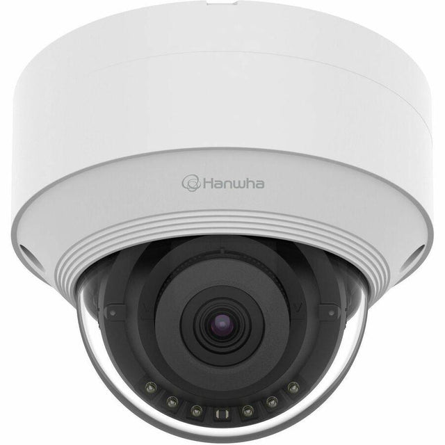Wisenet QNV-C8013R 5 Megapixel Outdoor Network Camera - Colour - Dome - White - TAA Compliant