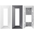 Hanwha Techwin Mounting Box for Intercom - White, Dark Grey