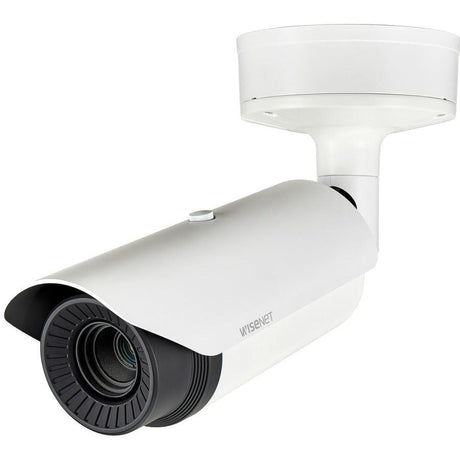 Wisenet Network Camera - Monochrome, Colour - Bullet - White