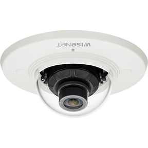 Wisenet XND-8020F 5 Megapixel Indoor Network Camera - Colour - Dome - Black, Ivory