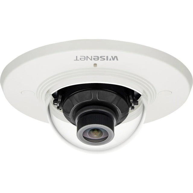 Wisenet XND-8020F 5 Megapixel Indoor Network Camera - Colour - Dome - Black, Ivory