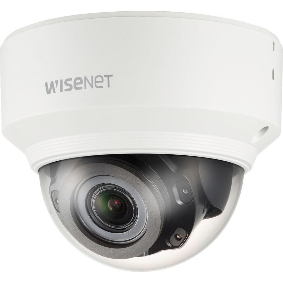 Wisenet XND-8080RV 4 Megapixel HD Network Camera - Monochrome, Colour - Dome - Ivory