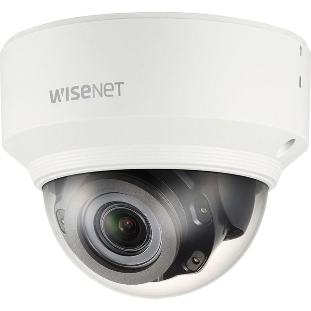 Wisenet XND-8080RV 4 Megapixel HD Network Camera - Monochrome, Colour - Dome - Ivory