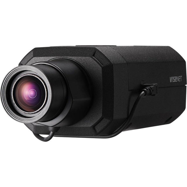 Wisenet XNB-8002 6 Megapixel Indoor/Outdoor HD Network Camera - Colour - Box - Black