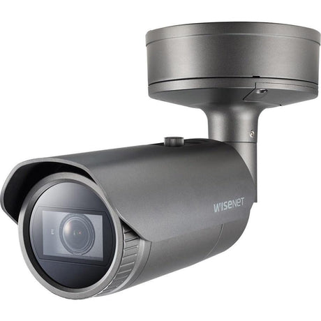 Wisenet XNO-9082R Outdoor 4K Network Camera - Colour - Bullet - Dark Grey
