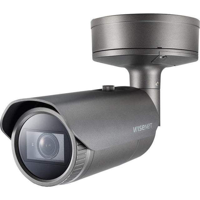 Wisenet XNO-9082R Outdoor 4K Network Camera - Colour - Bullet - Dark Grey