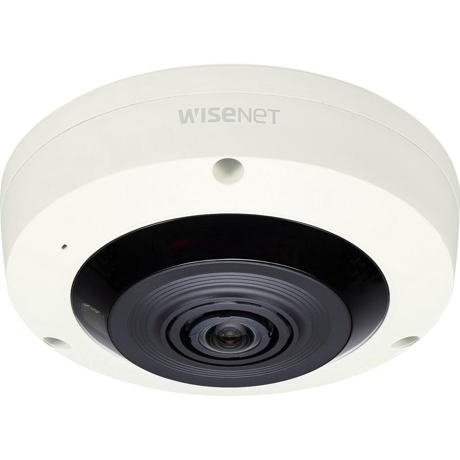 Wisenet XNF-8010R 6 Megapixel Indoor HD Network Camera - Fisheye - Ivory