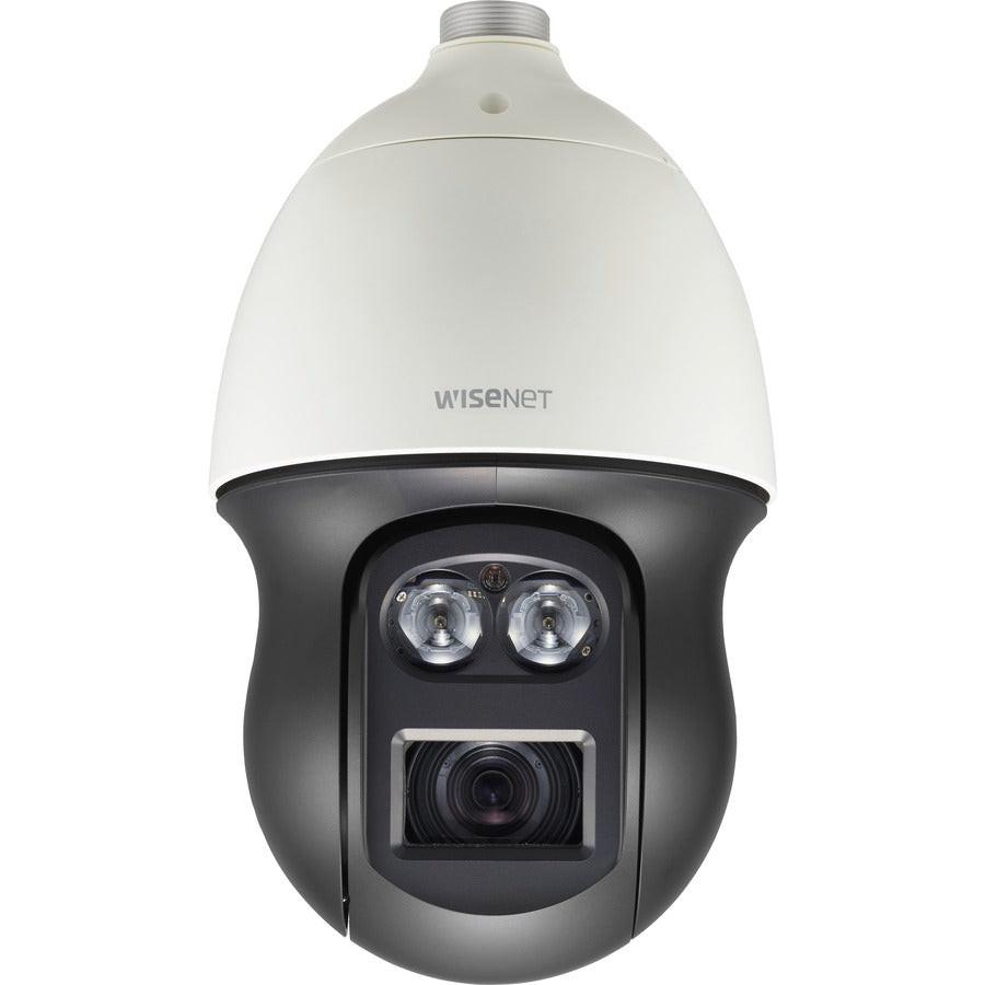 Wisenet XNP-6550RH 2 Megapixel Outdoor Full HD Network Camera - Colour - Dome - Black, Ivory