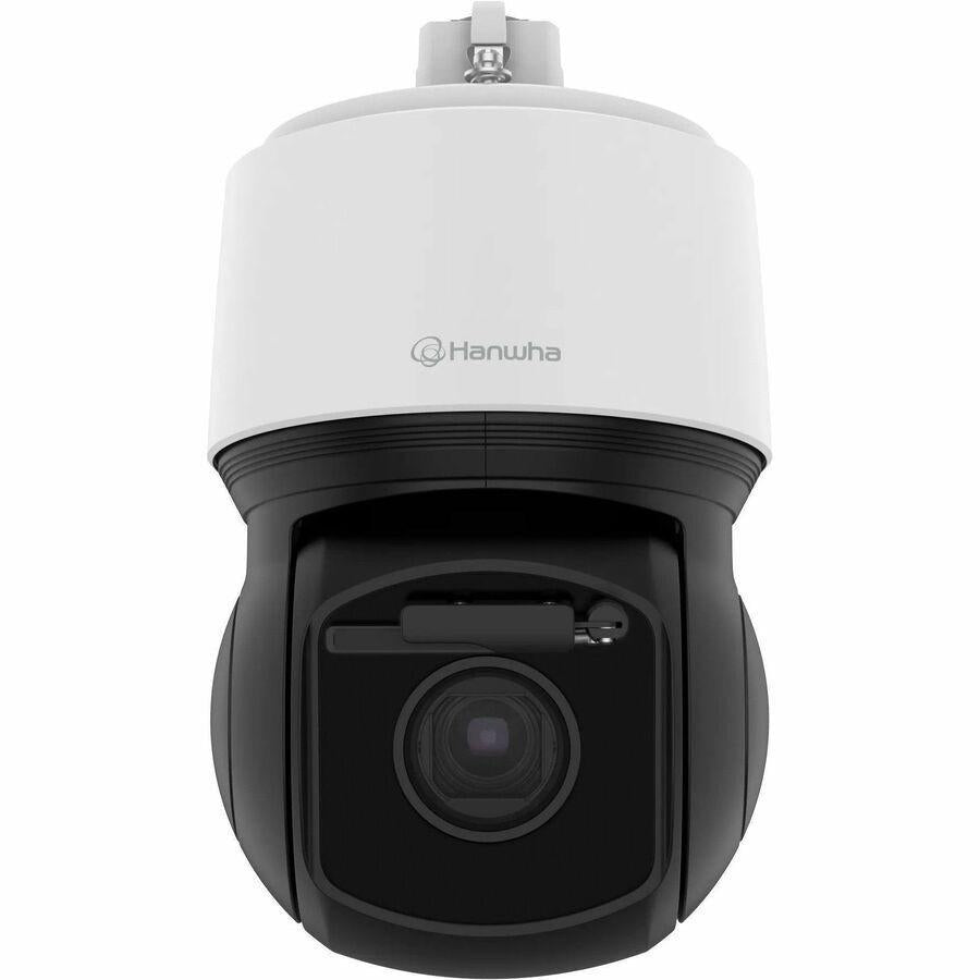 Hanwha XNP-C8303RW 6 Megapixel Outdoor Network Camera - Colour - Dome - White, Black