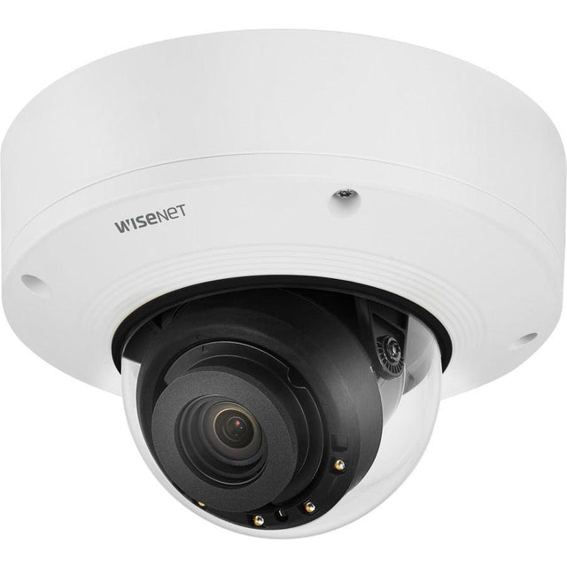 Wisenet XNV-8081RE 6 Megapixel Outdoor HD Network Camera - Colour - Dome - White