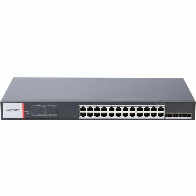 Hikvision DS-3T1528HP-SI-24P4F 24 Ports Manageable Ethernet Switch - Gigabit Ethernet - 10/100/1000Base-T, 1000Base-X
