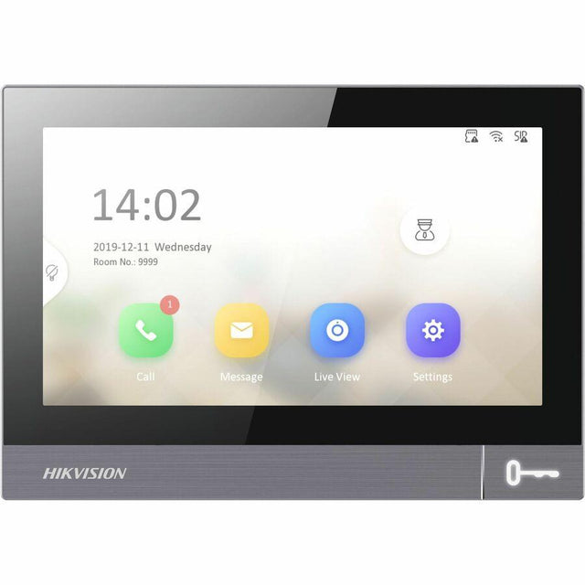 Hikvision DS-KH8381-WTE1/FLUSH 17.8 cm (7") Video Door Phone Sub Station