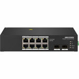 Hikvision DS-3T0510HP 8 Ports Ethernet Switch - Gigabit Ethernet - 10/100/1000Base-T, 1000Base-X