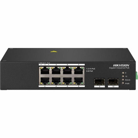 Hikvision DS-3T0510HP 8 Ports Ethernet Switch - Gigabit Ethernet - 10/100/1000Base-T, 1000Base-X