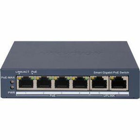 Hikvision DS-3E1506P-EI 6 Ports Manageable Ethernet Switch - Gigabit Ethernet - 10/100/1000Base-T