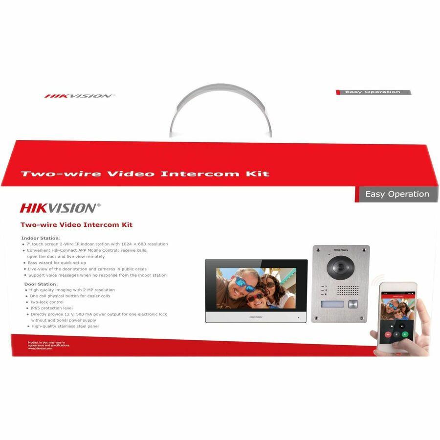Hikvision DS-KIS703Y-P 17.8 cm (7") Video Door Phone