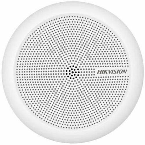 Hikvision DS-2FP2061 Wired Electret Microphone for Security, Indoor, Meeting Room, Recording, Counter, Emergency - White