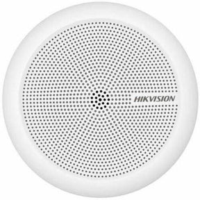 Hikvision DS-2FP2061 Wired Electret Microphone for Security, Indoor, Meeting Room, Recording, Counter, Emergency - White