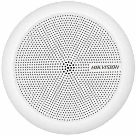 Hikvision DS-2FP2061 Wired Electret Microphone for Security, Indoor, Meeting Room, Recording, Counter, Emergency - White