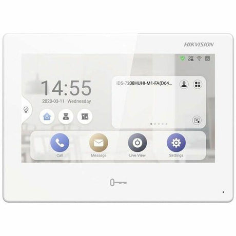 Hikvision DS-KH9310-WTE1 17.8 cm (7") Video Door Phone Sub Station