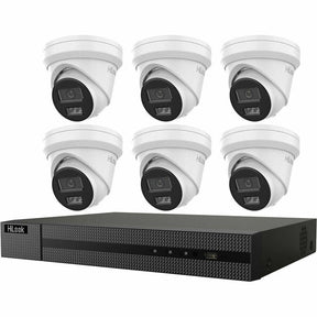 Hikvision HiLook IK-6486TH-MM/P 6 Megapixel 8 Channel Night Vision Wired Video Surveillance System 4 TB HDD