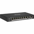 HiLook NS-0310P-60 10 Ports Ethernet Switch - Fast Ethernet, Gigabit Ethernet - 10/100Base-T, 10/100/1000Base-T