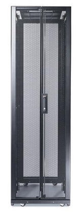 APC by Schneider Electric NetShelter SX 42U Floor Standing Rack Cabinet for Server - 482.60 mm Rack Width - Black