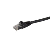 StarTech 2m CAT6 Ethernet Cable - Black Snagless Gigabit - 100W PoE UTP 250Mhz Category 6 Patch Cord UL Certified Wiring/TIA