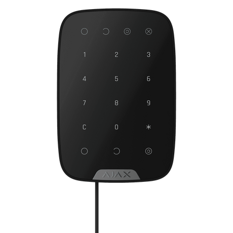 Ajax KeyPad Fibra — Black shown in use