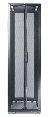 APC by Schneider Electric NetShelter SX 42U Rack Frame for Server, Networking, Equipment, Data Center - 482.60 mm Rack Width x 1048 mm Rack Depth - Black